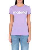 Wildfox Material Cotton-jersey T-shirt - Lyst
