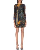 Etro Printed Stretch-jersey Dress - Lyst
