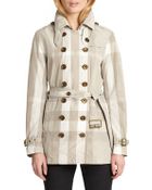 Burberry Brit Crombridge Check Trench Coat - Lyst