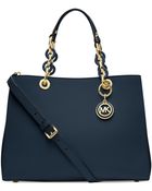 Michael Kors Cynthia Medium Satchel - Lyst