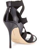 Manolo Blahnik Platee Strappy Elastic Sandal - Lyst