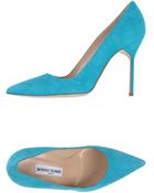 Manolo Blahnik Court - Lyst
