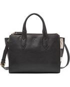 Fossil Knox Leather Colorblock Shopper - Lyst