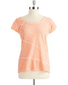 DKNY Heathered Tee - Lyst