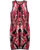 Roberto Cavalli Patterned Dress - Lyst