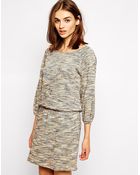 Sessun Altai Marl Jersey Dress With Belt - Lyst