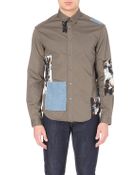 McQ by Alexander McQueen Patchwork Shirt - Lyst