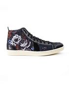 Hentsch Man Sawa X Dark Floral High Top Trainers - Lyst