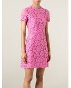 Valentino Lace Dress - Lyst