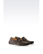 Giorgio Armani Suede Driving Shoe - Lyst