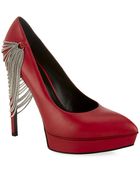 Saint Laurent Large Chain Pump - Lyst