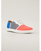 Marc Jacobs Colour Block Laceup Trainers - Lyst