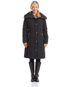 Cole Haan Oversized Wing Collar Coat - Lyst