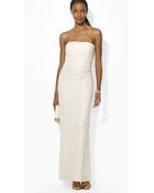 Ralph Lauren Lauren Gown Sequin Lace - Lyst