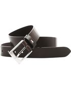 Tommy Hilfiger Denton Brown Leather Belt - Lyst