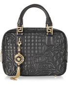 Versace Micro Vanitas Demetra Quilted Leather Bag - Lyst