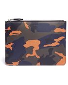 Givenchy Camouflage Print Zip Pouch - Lyst