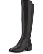 BCBGMAXAZRIA Jene Leather Stretch Boot - Lyst