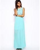 Lipsy Embellished Bust Maxi Dress - Lyst