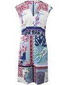 Etro Paisley Print Dress - Lyst