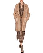 Donna Karan New York Leather Coat - Lyst