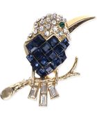 Jones New York Gold-Tone Multicolor Bird Pin - Lyst