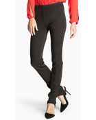 Halston Neoprene Stirrup Pant - Lyst