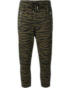 Adidas Zebra Print Track Pants - Lyst