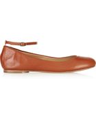 Maison Martin Margiela Leather Ballet Flats - Lyst
