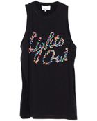 3.1 Phillip Lim Lights Out Cut in Tank - Lyst