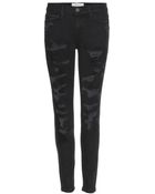 Current/Elliott The Skinny Stiletto Distressed Jeans - Lyst