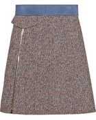 Chloé Wool-Blend Tweed Skirt - Lyst