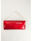 Pollini Gold Trim Clutch - Lyst