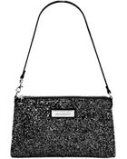 Jimmy Choo Coarse Glitter Shoulder Bag - Lyst