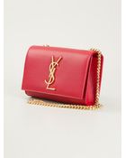 Saint Laurent Small Classic Monogram Cross Body Bag - Lyst