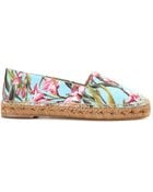 Dolce & Gabbana Printed Brocade Espadrilles - Lyst