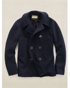 RRL Wool Pea Coat - Lyst