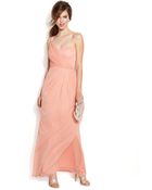 Xscape Oneshoulder Draped Fauxwrap Gown - Lyst