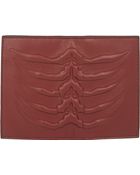 Alexander McQueen Rib Cage Card Case - Lyst