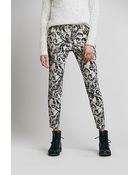 Free People Decadent Flocked Skinny - Lyst