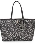Tory Burch Kerrington Lace-print Shopper Tote Bag - Lyst