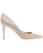 Gianvito Rossi Business Point-Toe Suede Pumps - Lyst