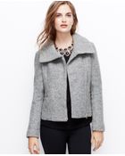 Ann Taylor Wool Blend Moto Jacket - Lyst