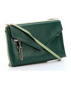 Chloé Racing Green Lambskin Envelope Flap Shoulder Bag - Lyst