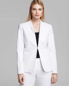 T Tahari Lisbon Collarless Jacket - Lyst