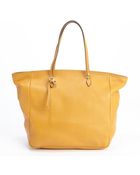 Gucci Marigold Leather Large Tote Bag - Lyst