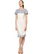 Luisa Beccaria Lace And Stretch Crepe Dress - Lyst