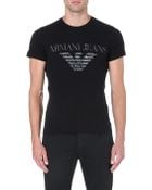 Armani Jeans Eagle-print T-shirt - For Men - Lyst