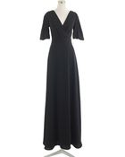 J.Crew Felicity Long Dress In Drapey Matte Crepe - Lyst