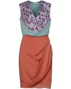 Carven Short Dress - Lyst